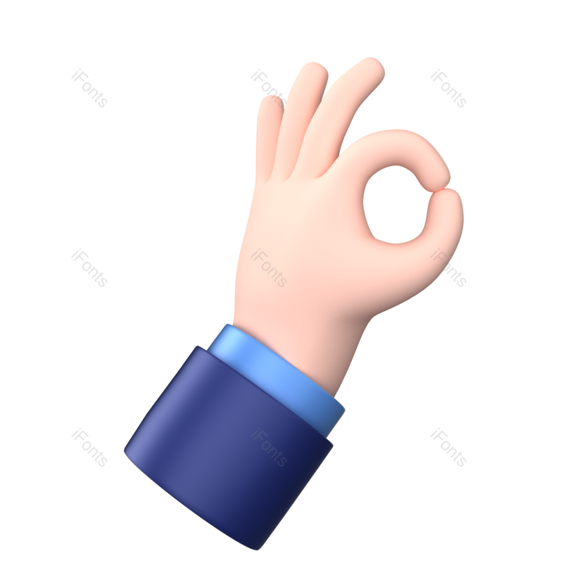 元素图片,素材元素,手势PNG,免抠素材